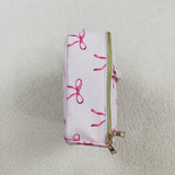 Bow Pattern Pink Lunch Bag