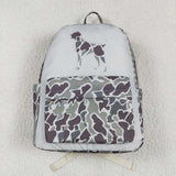 Dog Camo Gray Backpack
