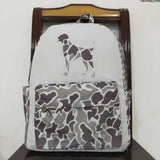 Dog Camo Gray Backpack