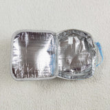 Waffle Ice Cream Blue Lunch Bag
