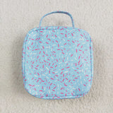Waffle Ice Cream Blue Lunch Bag