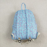 Waffle Ice Cream Blue Backpack