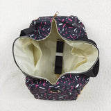 Waffle Ice Cream Black Gym Bag