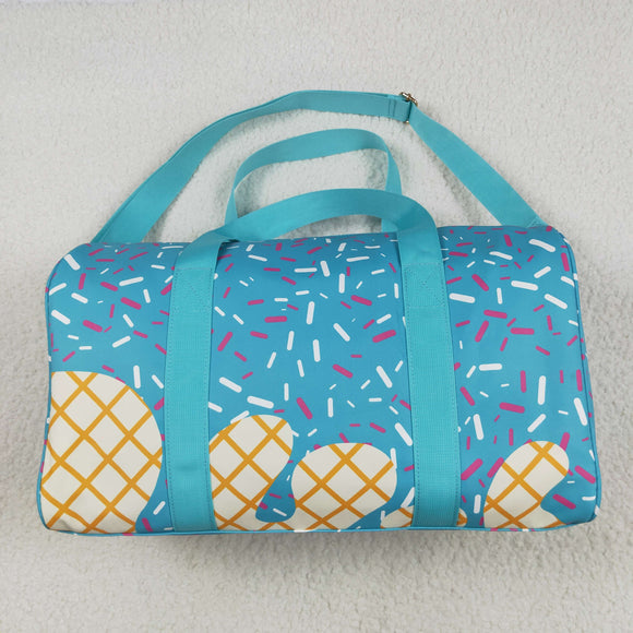 Waffle Ice Cream Bluish Gym Bag