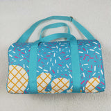 Waffle Ice Cream Bluish Gym Bag