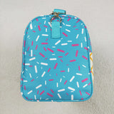 Waffle Ice Cream Bluish Gym Bag