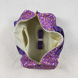 Waffle Ice Cream Purple Gym Bag