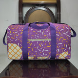 Waffle Ice Cream Purple Gym Bag