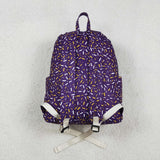 Waffle Ice Cream Purple Backpack
