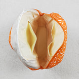 Waffle Ice Cream Orange Backpack