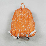 Waffle Ice Cream Orange Backpack