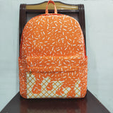 Waffle Ice Cream Orange Backpack