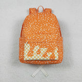 Waffle Ice Cream Orange Backpack