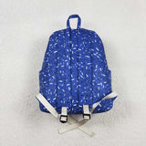 Waffle Ice Cream Blue Backpack