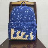 Waffle Ice Cream Blue Backpack
