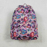 Cartoon Pop Floral Pink Backpack