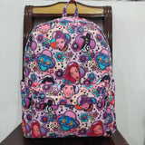 Cartoon Pop Floral Pink Backpack