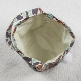 Bunny Bluish Brown Camo Kids Easter Bucket Bag