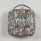 Bow Pattern Camo Lunch Bag