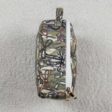 Bow Pattern Camo Lunch Bag