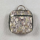 Bow Pattern Camo Lunch Bag