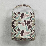 Bunny Green Camo Kids Easter Bucket Bag