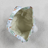 Bunny Carrot Eggs Kids Easter Bucket Bag
