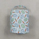 Bunny Carrot Eggs Kids Easter Bucket Bag