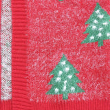 Tree Red Cardigan Sweaters Girls Christmas Top