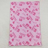 Cartoon Dolls Heart Pink Blankets