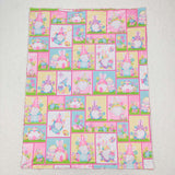 Egg Elf Bunny Pink Girls Easter Blankets