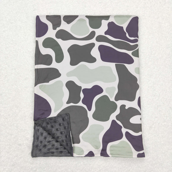 Camo Beige Gray Blankets