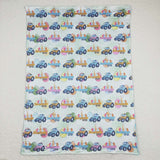 Truck Eggs Blue White Baby Easter Blankets