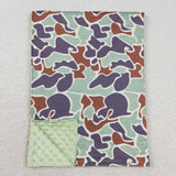 Camo Green Blankets