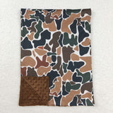 Camo Beige Brown Blankets