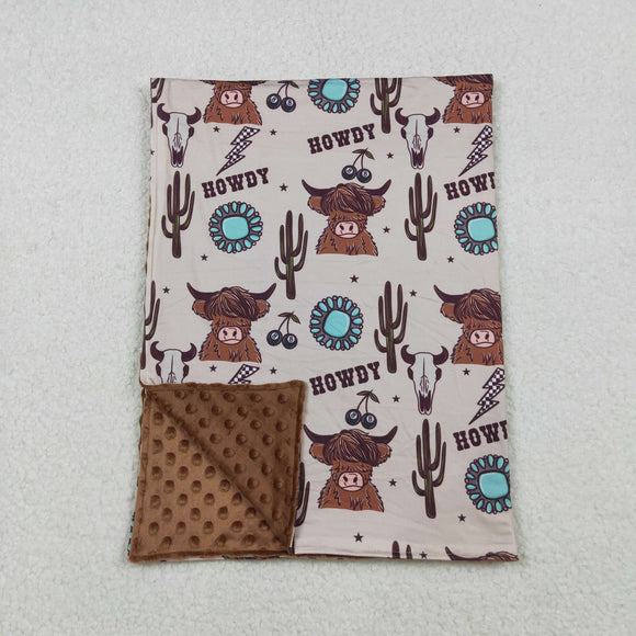 Howdy Gem Brown Blankets
