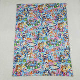 Cartoon Dog Colorful Blankets