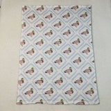Duck Plaid Green White Blankets