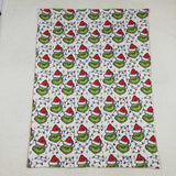 Cartoon Lights Red White Christmas Blankets