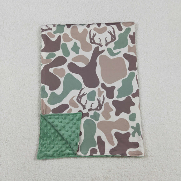 Deer Camo Beige Blankets