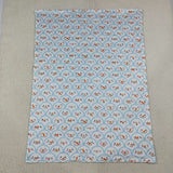 Snowman Sky Blue Baby Christmas Blankets
