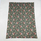 Duck Fur Floral Pink Green Blankets