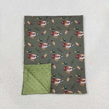 Duck Fur Green Blankets