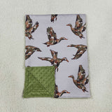 Camo Duck Gray Green Blankets