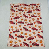 Pumpkin Truck Orange Baby Blankets
