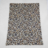 Bow Pattern Bats Leopard Print Black Baby Halloween Blankets