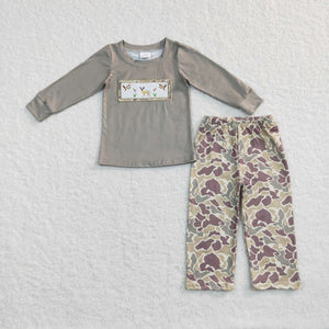 Duck Deer Camo Boys Long Sleeve+Trousers Sets