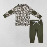 Duck Green Boys Long Sleeve+Trousers Sets