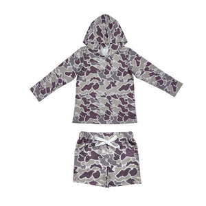 Camo Boys Hoodie Sets