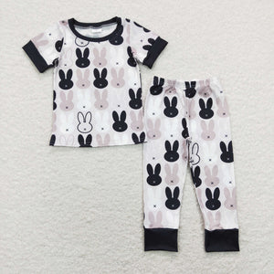 Bunny Black Boys Easter Pajamas